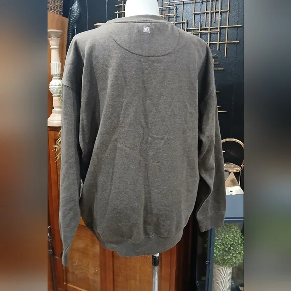 Park City Utah Sweatshirt Men's 3XL Heather BrownLong sleeve Outfitters Trading - Picture 4 of 7